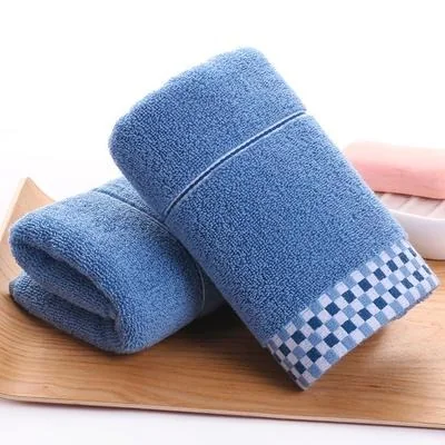 Blue hand and face towels